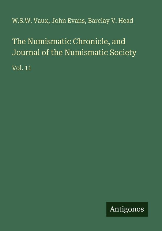 Produktbild: The Numismatic Chronicle, and Journal of the Numismatic Society
