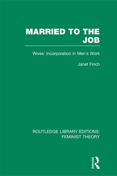 Produktbild: Married to the Job (RLE Feminist Theory)