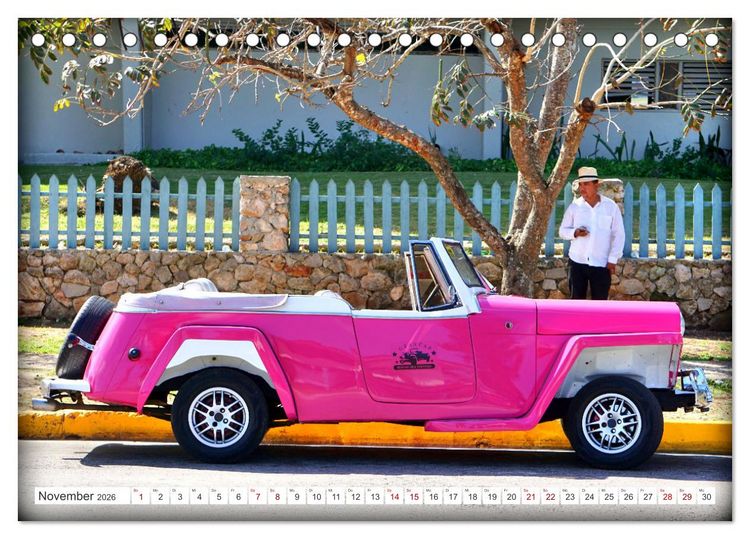 Produktbild: Best of Jeepster - Das Cabrio von Willys-Overland (Tischkalender 2026 DIN A5 quer), CALVENDO Monatskalender