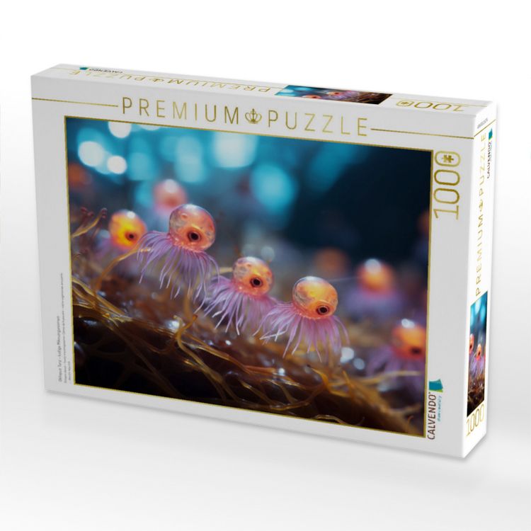 Produktbild: CALVENDO Puzzle Oktopus Tanz - lustige Mikroorganismen | 1000 Teile Lege-Gr&ouml;&szlig;e 64x48cm Foto-Puzzle f&uuml;r gl&uuml;ckliche Stunden