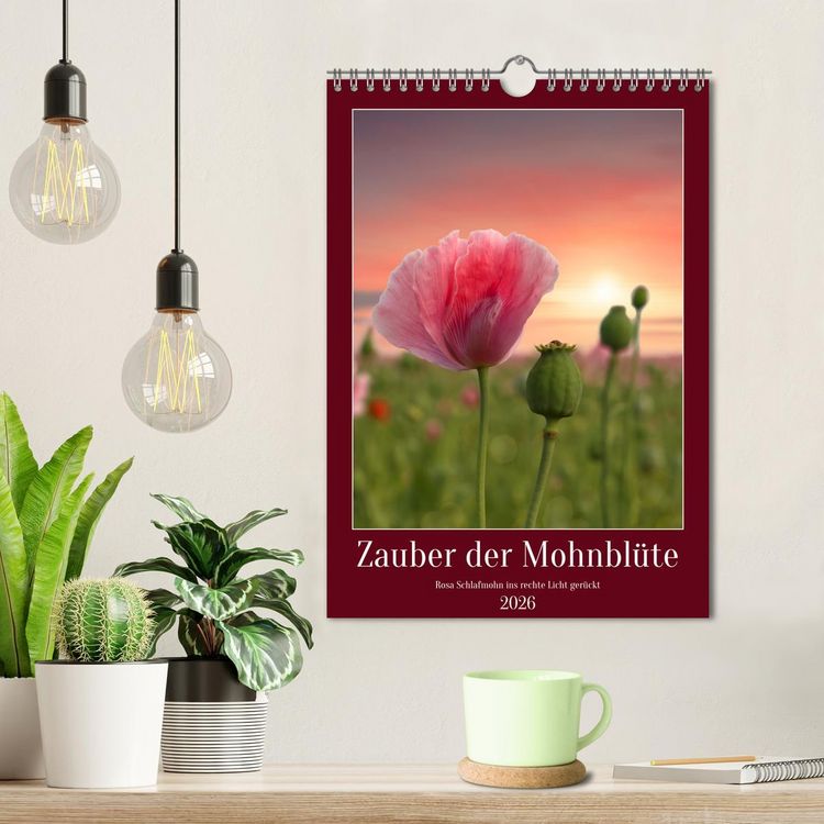 Produktbild: Zauber der Mohnbl&uuml;te (Wandkalender 2026 DIN A4 hoch), CALVENDO Monatskalender