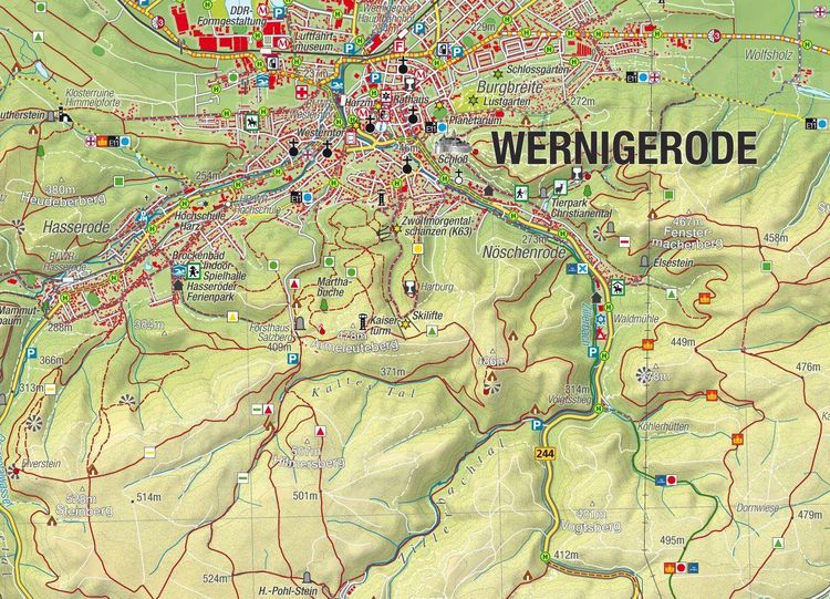 Produktbild: Markgraf, A: Wanderkarte Der Mittlere Harz 1:50.000