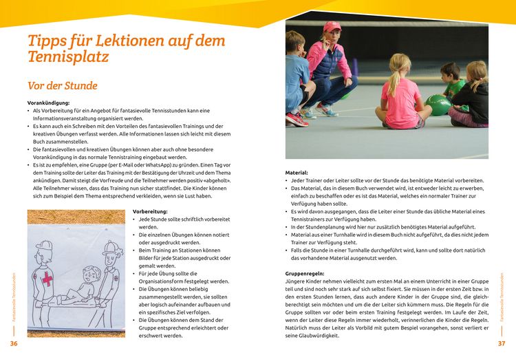 Produktbild: Fantasievolle Tennisstunden
