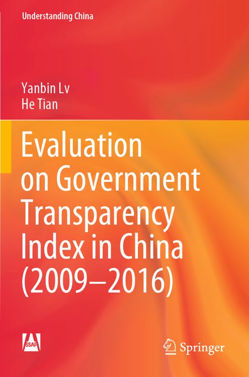 Produktbild: Evaluation on Government Transparency Index in China (2009&mdash;2016)