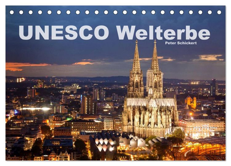 Produktbild: Unesco Welterbe (Tischkalender 2026 DIN A5 quer), CALVENDO Monatskalender