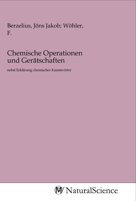 Produktbild: Chemische Operationen und Ger&auml;tschaften