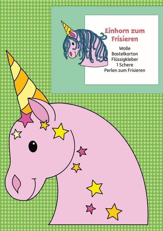 Produktbild: Lass uns basteln &ndash; Bastelbuch ab 5 Jahre &ndash; Einh&ouml;rner