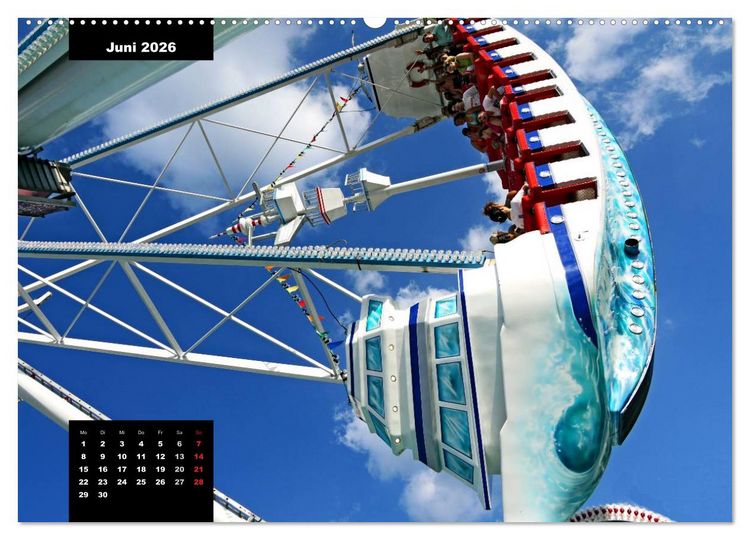 Produktbild: Kirmesrummel (hochwertiger Premium Wandkalender 2026 DIN A2 quer), Kunstdruck in Hochglanz