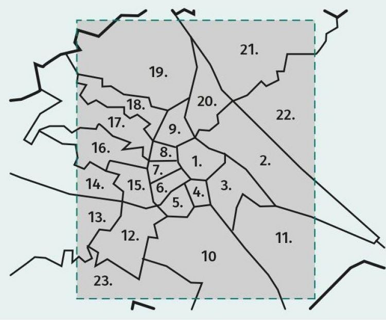 Produktbild: KOMPASS Stadtplan Wien 1:15.000
