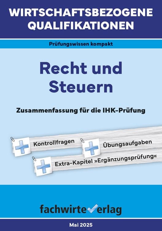 Produktbild: Wirtschaftsbezogene Qualifikationen: Recht und Steuern