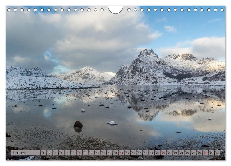 Produktbild: Lofoten ...ein Wintertraum (Wandkalender 2026 DIN A4 quer), CALVENDO Monatskalender