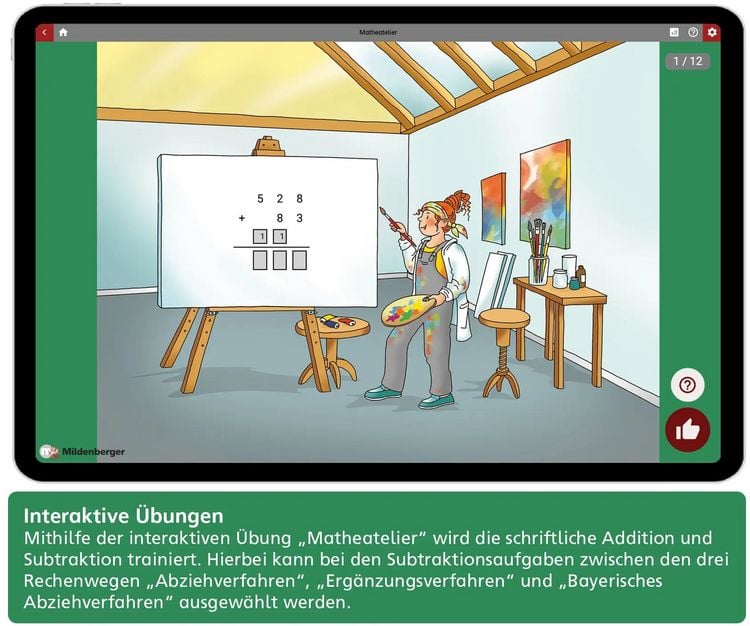 Produktbild: Das &Uuml;bungsheft Mathematik 4 - DIN A4