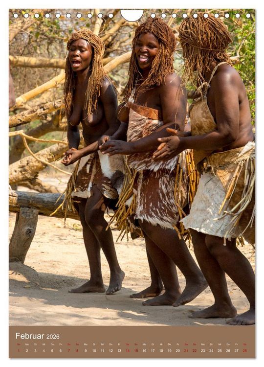 Produktbild: Beim Mbunza Volk - Namibia (Wandkalender 2026 DIN A4 hoch), CALVENDO Monatskalender