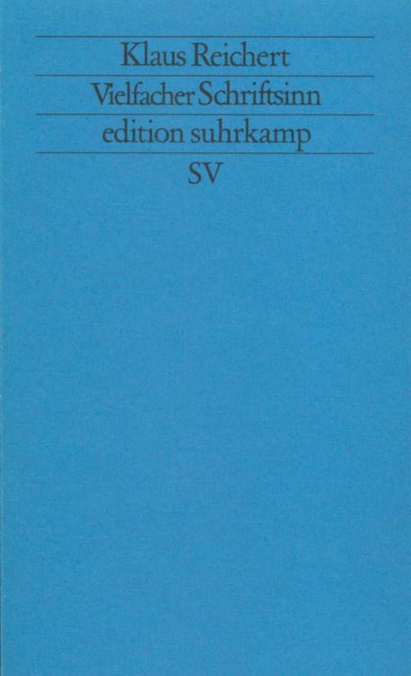 Produktbild: Vielfacher Schriftsinn