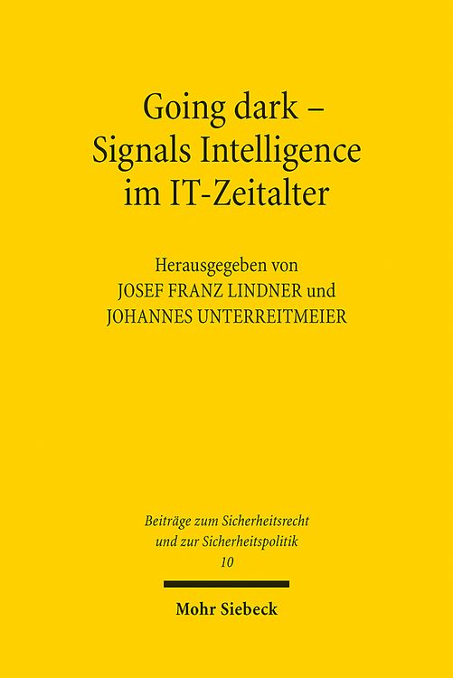 Produktbild: Going dark - Signals Intelligence im IT-Zeitalter