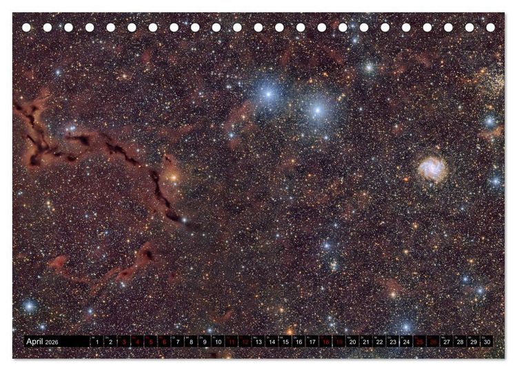 Produktbild: Deepsky XVIII (Tischkalender 2026 DIN A5 quer), CALVENDO Monatskalender