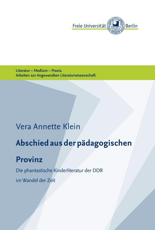 Produktbild: Abschied aus der p&auml;dagogischen Provinz