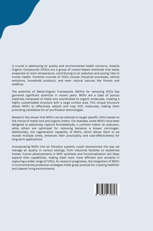 Produktbild: From Harmful to Harmless: Exploring Adsorbent Solutions for Volatile Organic Compounds