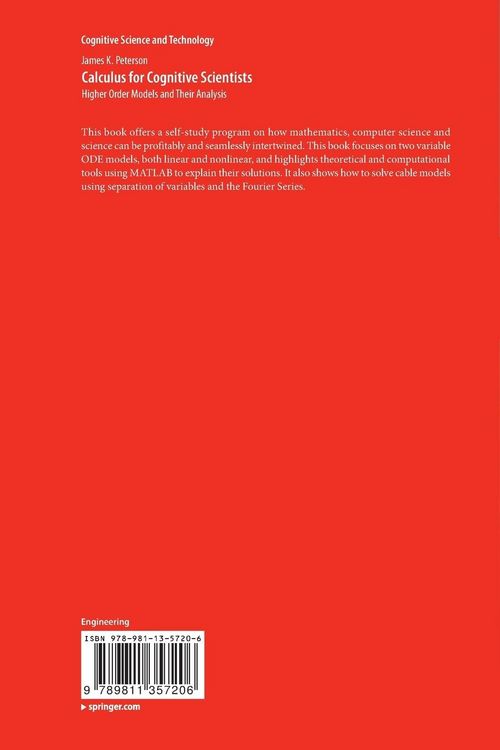 Produktbild: Calculus for Cognitive Scientists