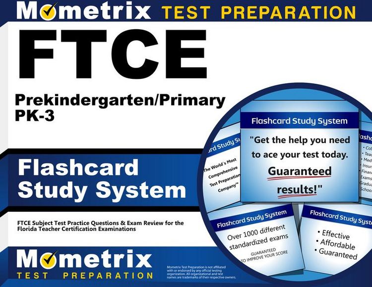 Produktbild: FTCE Prekindergarten/Primary Pk-3 Flashcard Study System