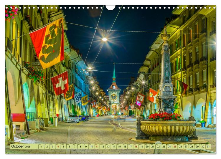 Produktbild: Amazing Berne - Switzerland (Wall Calendar 2026 DIN A3 landscape), CALVENDO 12 Month Wall Calendar