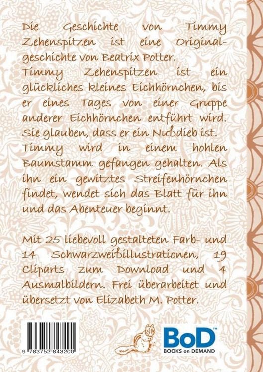 Produktbild: Die Geschichte von Timmy Zehenspitzen (inklusive Ausmalbilder und Cliparts zum Download)