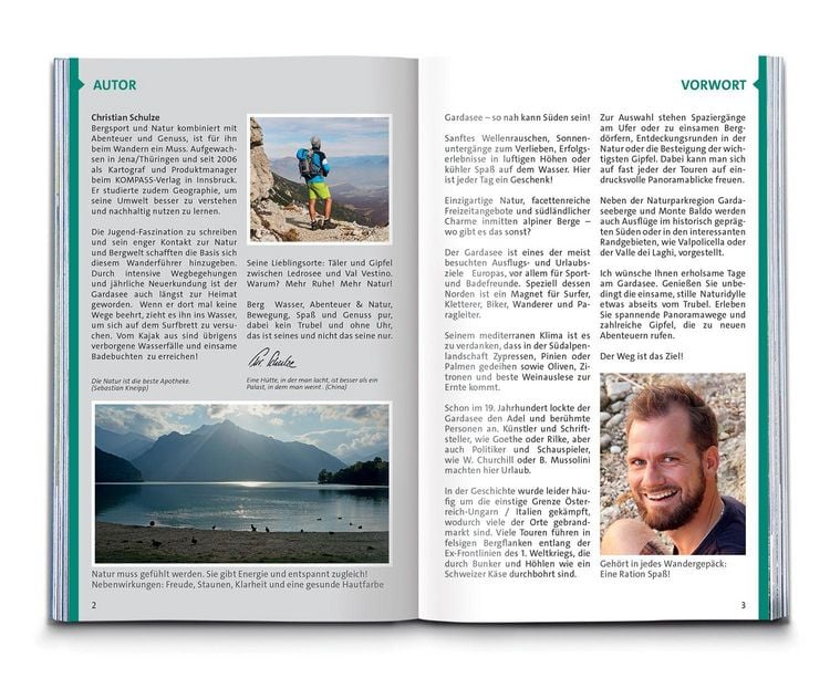 Produktbild: KOMPASS Wanderf&uuml;hrer Gardasee, 70 Touren mit Extra-Tourenkarte
