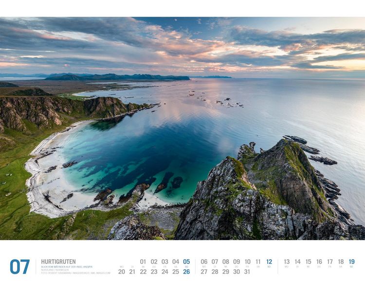 Produktbild: Hurtigruten Kalender 2026 | Unterwegs zwischen Bergen und Kirkenes