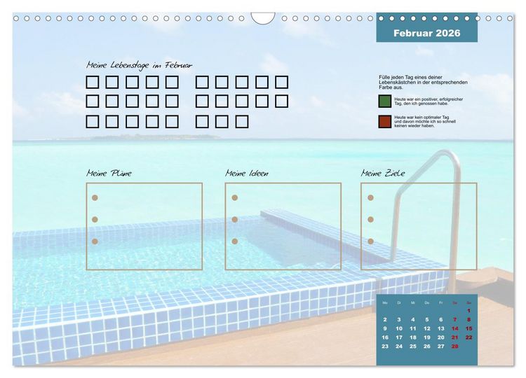 Produktbild: Erlebe mit mir Lebenszeit (Wandkalender 2026 DIN A3 quer), CALVENDO Monatskalender