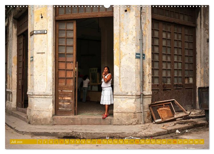 Produktbild: Kuba &bull; Impressionen (Wandkalender 2026 DIN A2 quer), CALVENDO Monatskalender