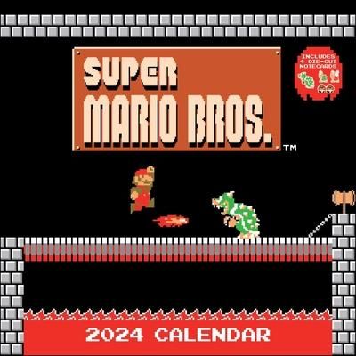 Produktbild: Nintendo: Super Mario Bros. 8-Bit Retro 2024 Wall Calendar w