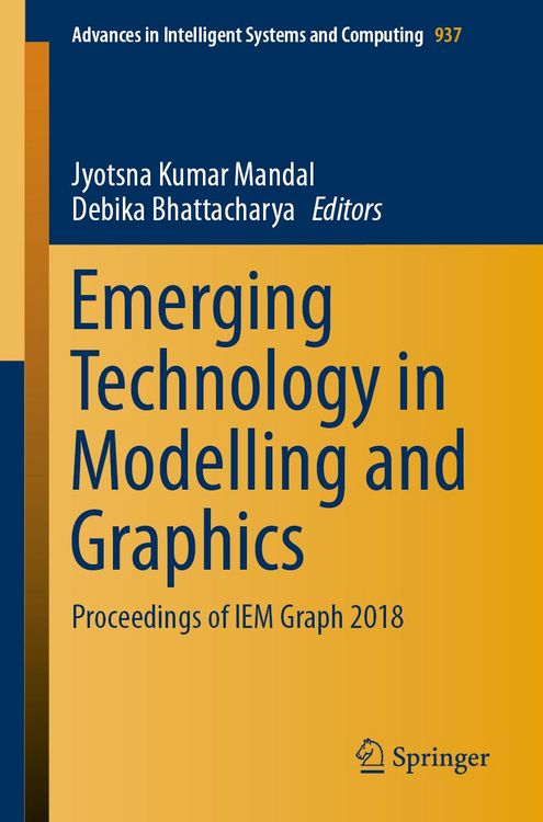 Produktbild: Emerging Technology in Modelling and Graphics