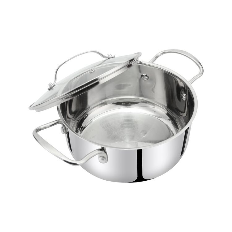 Produktbild: neuetischkultur Bratentopf mit Deckel Radiant Silver R 24cm