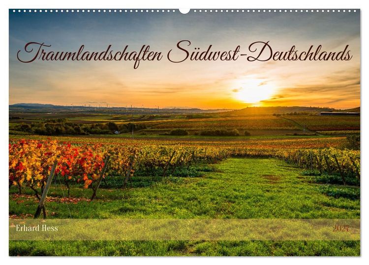 Produktbild: Traumlandschaften S&uuml;dwest-Deutschlands (Wandkalender 2027 DIN A2 quer), CALVENDO Monatskalender