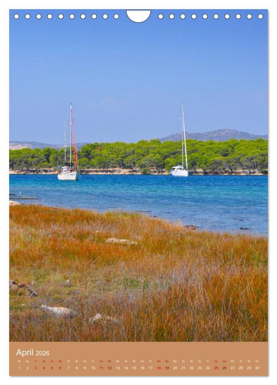 Produktbild: Erlebe mit mir das entspannte Kroatien (Wandkalender 2026 DIN A4 hoch), CALVENDO Monatskalender
