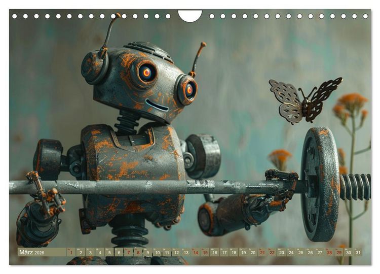 Produktbild: Neues aus dem Roboter Sport Club (Wandkalender 2026 DIN A4 quer), CALVENDO Monatskalender