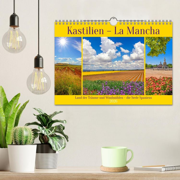 Produktbild: Kastilien - La Mancha (Wandkalender 2026 DIN A4 quer), CALVENDO Monatskalender