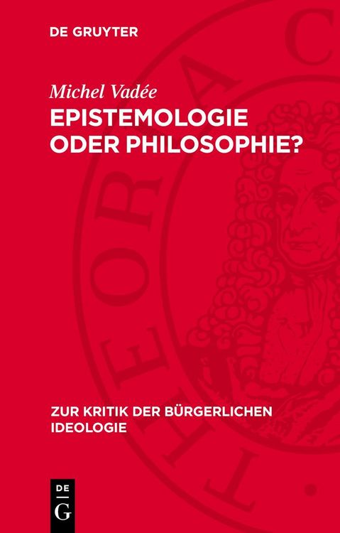 Produktbild: Epistemologie oder Philosophie?
