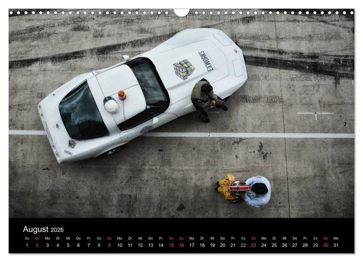 Produktbild: Raceday (Wandkalender 2026 DIN A3 quer), CALVENDO Monatskalender