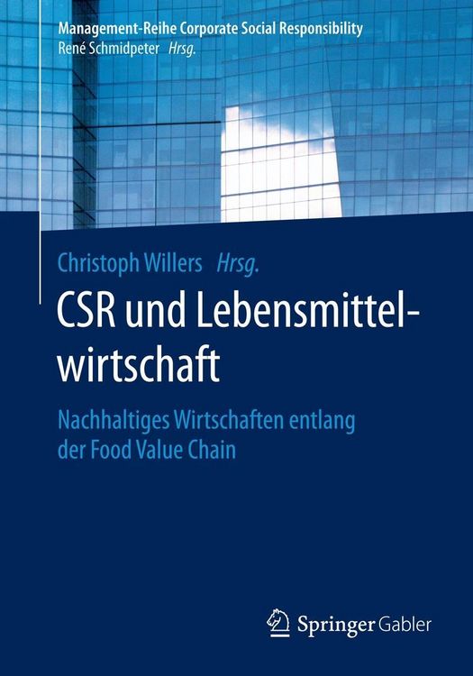 Produktbild: CSR und Lebensmittelwirtschaft