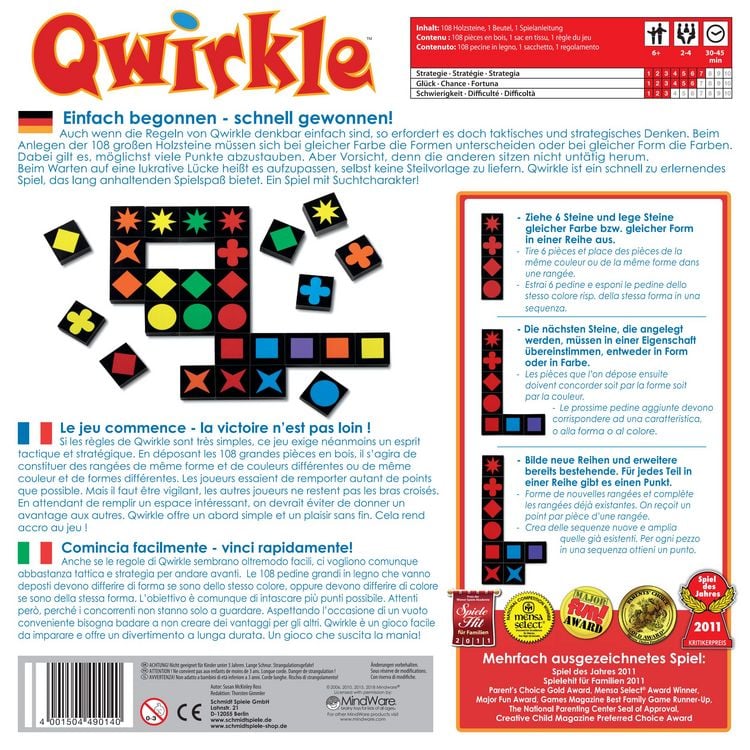 Produktbild: Qwirkle