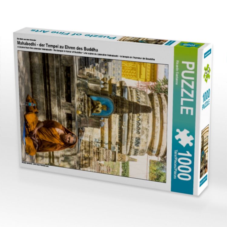 Produktbild: Ein Motiv aus dem Kalender Mahabodhi - der Tempel zu Ehren des Buddha (Puzzle)