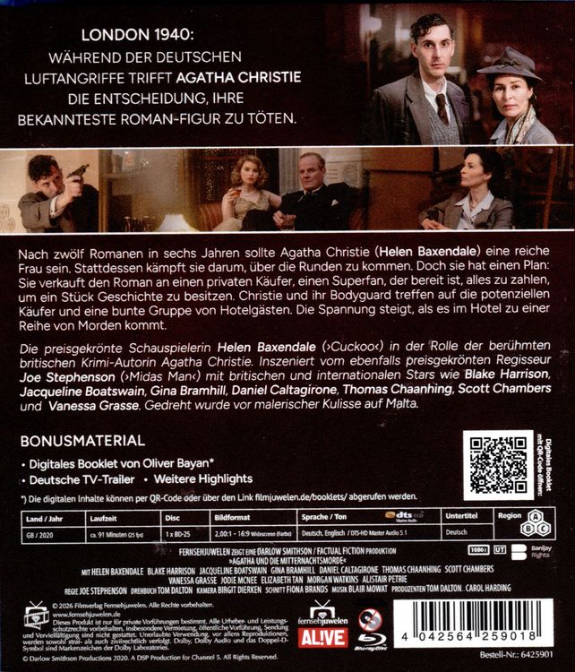 Produktbild: Agatha und die Mitternachtsmorde (Agatha Christie and the Midnight Murders)
