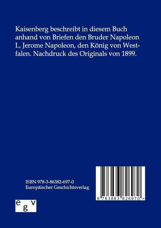 Produktbild: K&ouml;nig Jerome Napoleon