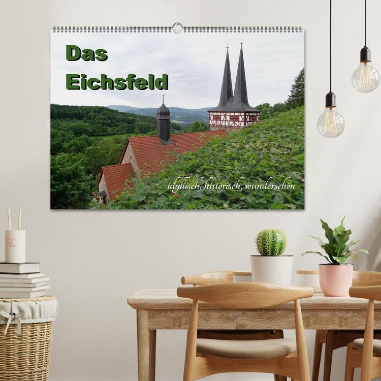 Produktbild: Das Eichsfeld - idyllisch, historisch, wundersch&ouml;n (Wandkalender 2026 DIN A2 quer), CALVENDO Monatskalender