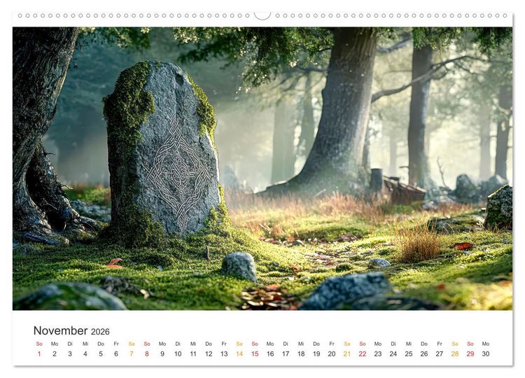 Produktbild: Magische Steine - Tor zur Anderswelt (Wandkalender 2026 DIN A2 quer), CALVENDO Monatskalender