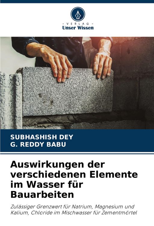 Produktbild: Auswirkungen der verschiedenen Elemente im Wasser f&uuml;r Bauarbeiten