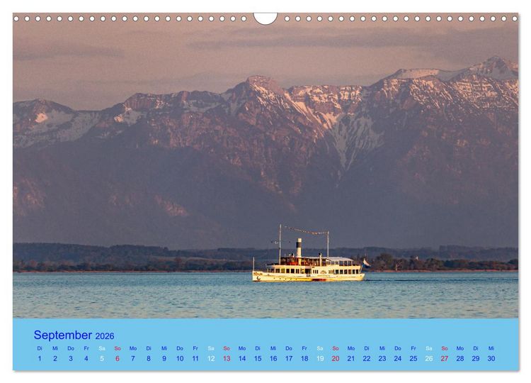 Produktbild: Ammersee-Ansichten (Wandkalender 2026 DIN A3 quer), CALVENDO Monatskalender