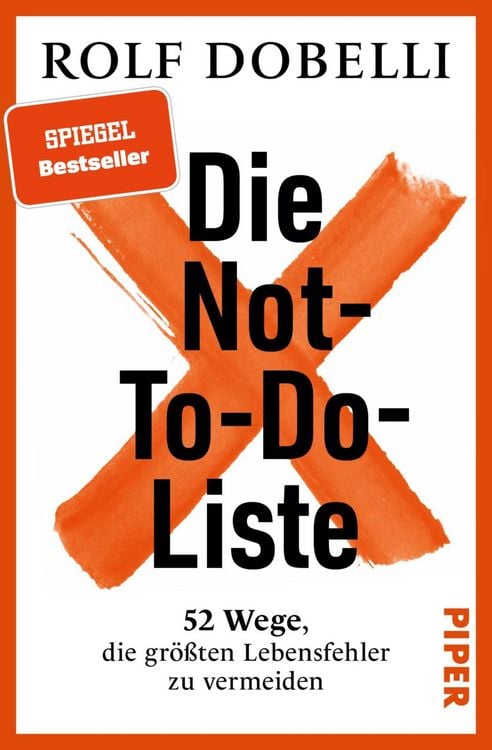 Produktbild: Die Not-To-Do-Liste