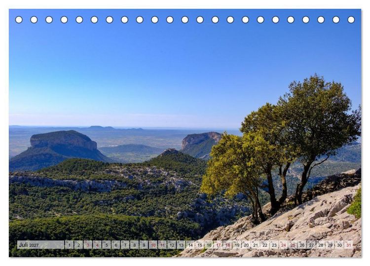 Produktbild: Wanderlust Mallorca - Pfade der Tramuntana (Tischkalender 2027 DIN A5 quer), CALVENDO Monatskalender